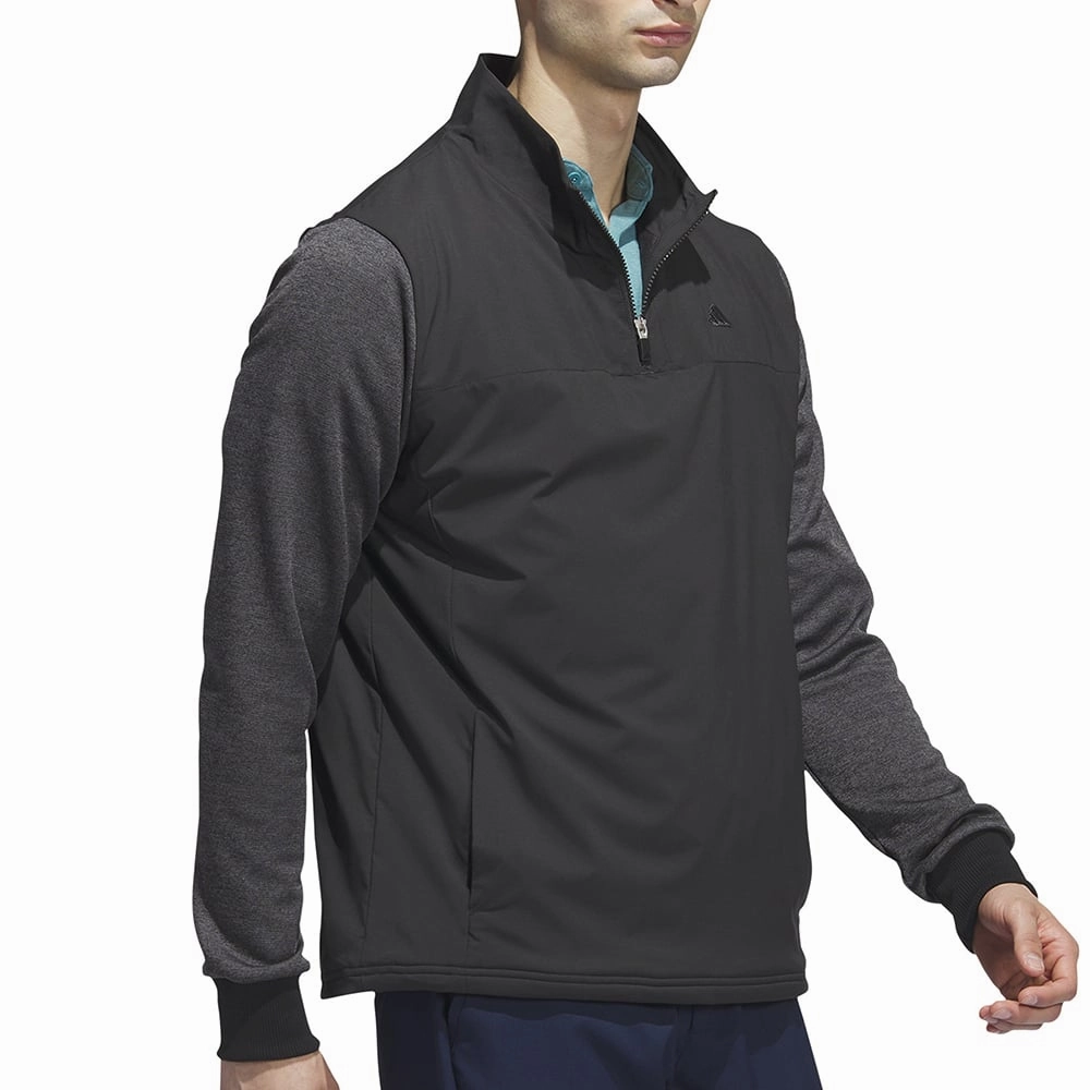 product camouflage stealth Classic Sporty adidas Go-To 1/4 Zip Pullover - Black
