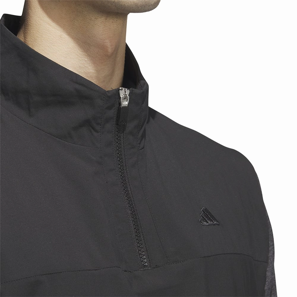 solo wear Sporty Style adidas Go-To 1/4 Zip Pullover - Black