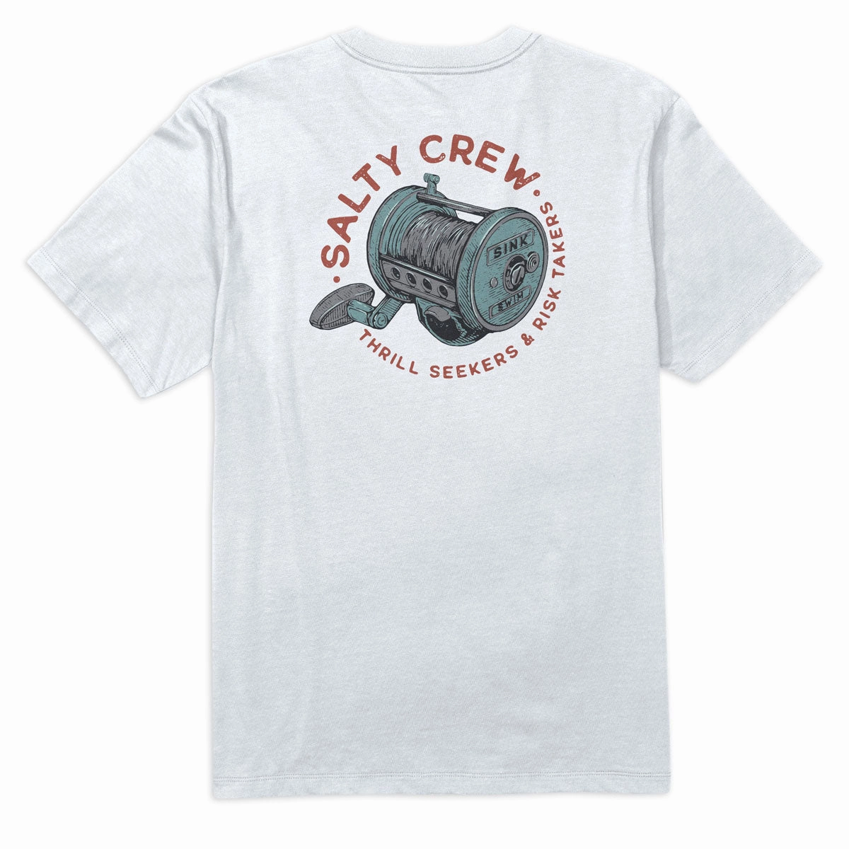 Salty Crew Reel Good T-Shirt - White Retro Style Fresh Outfit Style