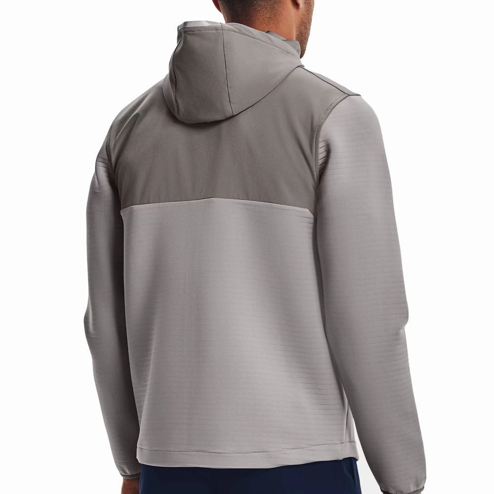 Under Armour Storm Daytona Full Zip Hoodie - Grey Wolf/Concrete Solid Color Fresh Outfit