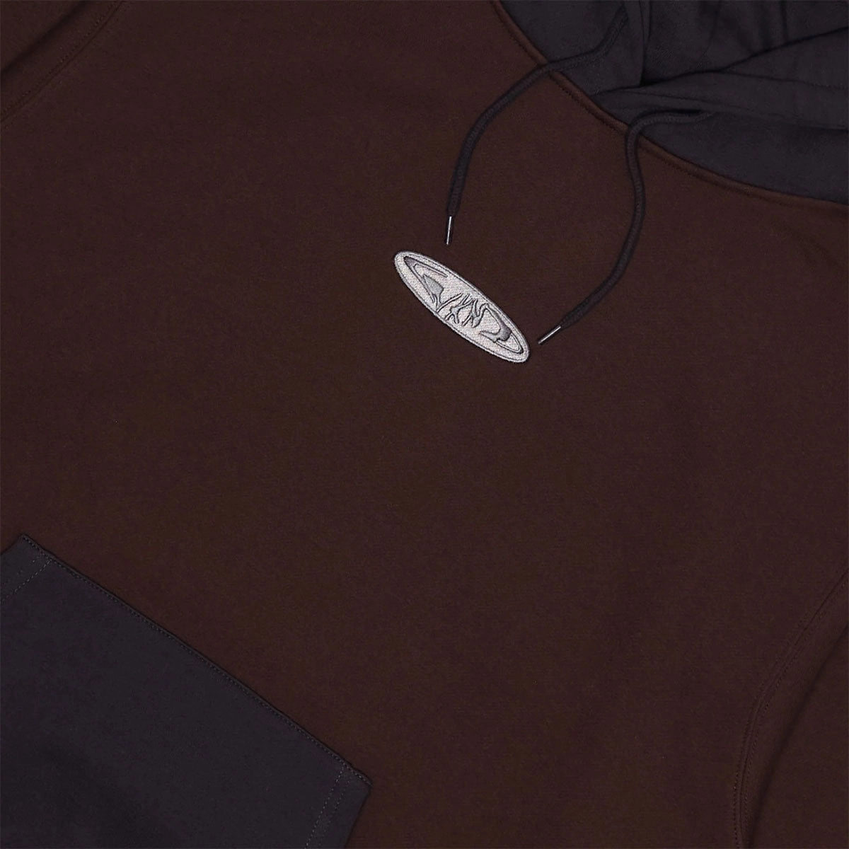 WKND Two Tone Hoodie - Brown/Washed Black Bee like Skate Inspired