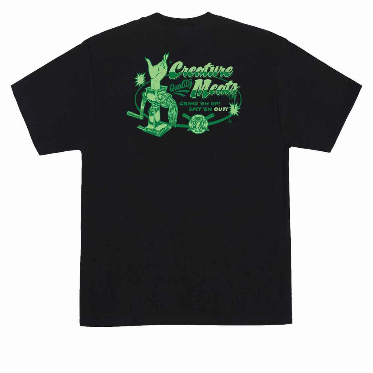 Creature Meat Grinder T-Shirt - Black Modern Wear