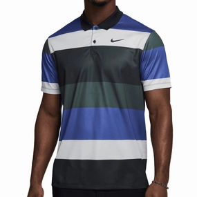 Thermal Regulation Fabric Flexible Wear Nike Victory  Dri-FIT Polo Shirt - Astronomy Blue/Black/Black