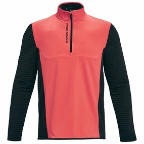 Breathable Versatile Comfort Under Armour Storm Evolution Daytona ? Zip Sweater - Venom Red
