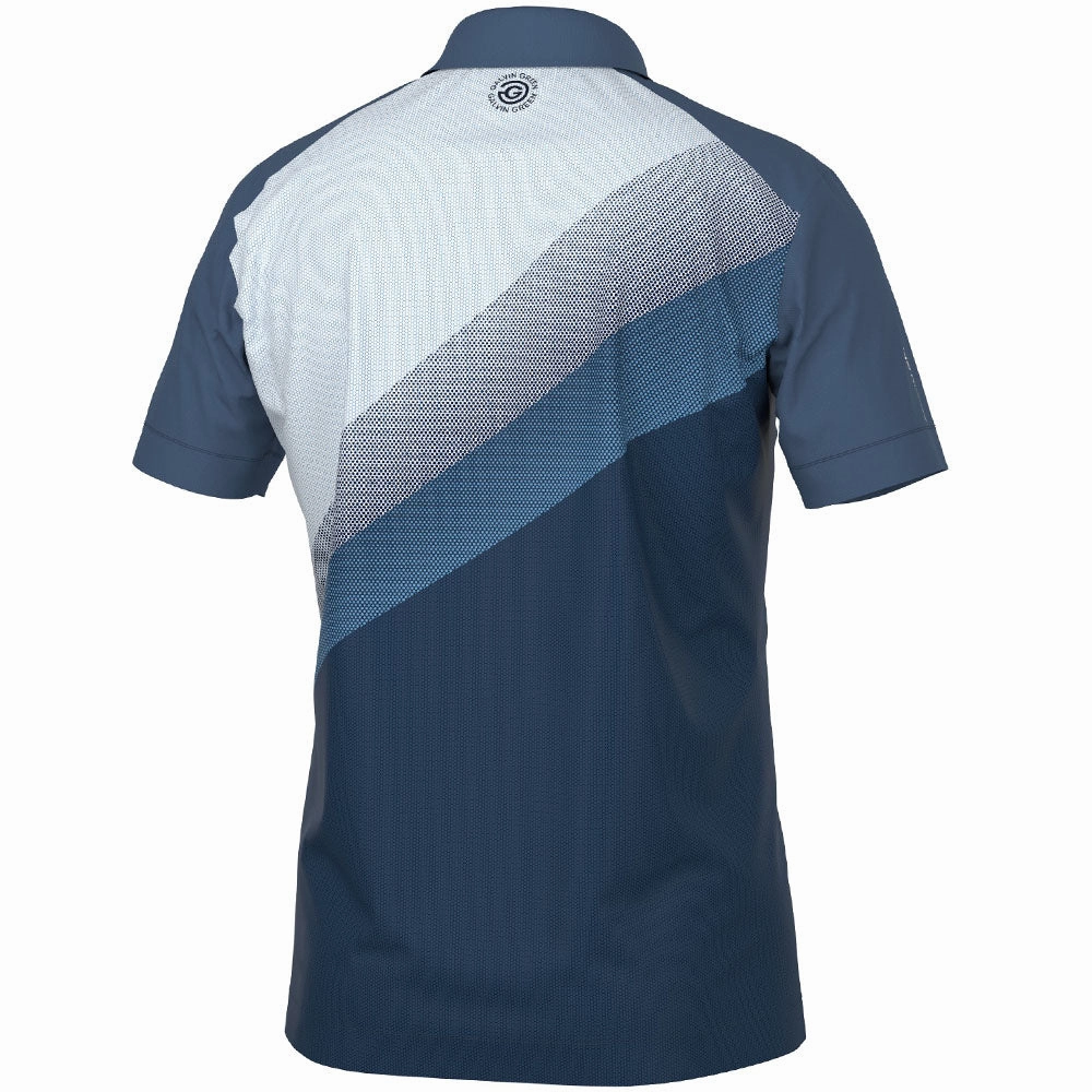Relaxed Everyday Wear FlexibleCollarOptions Galvin Green Macoy Polo Shirt - Navy/Alaskan Blue