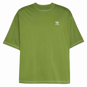 Non Irritating Collar Adidas Essentials T-Shirt - Tech Olive