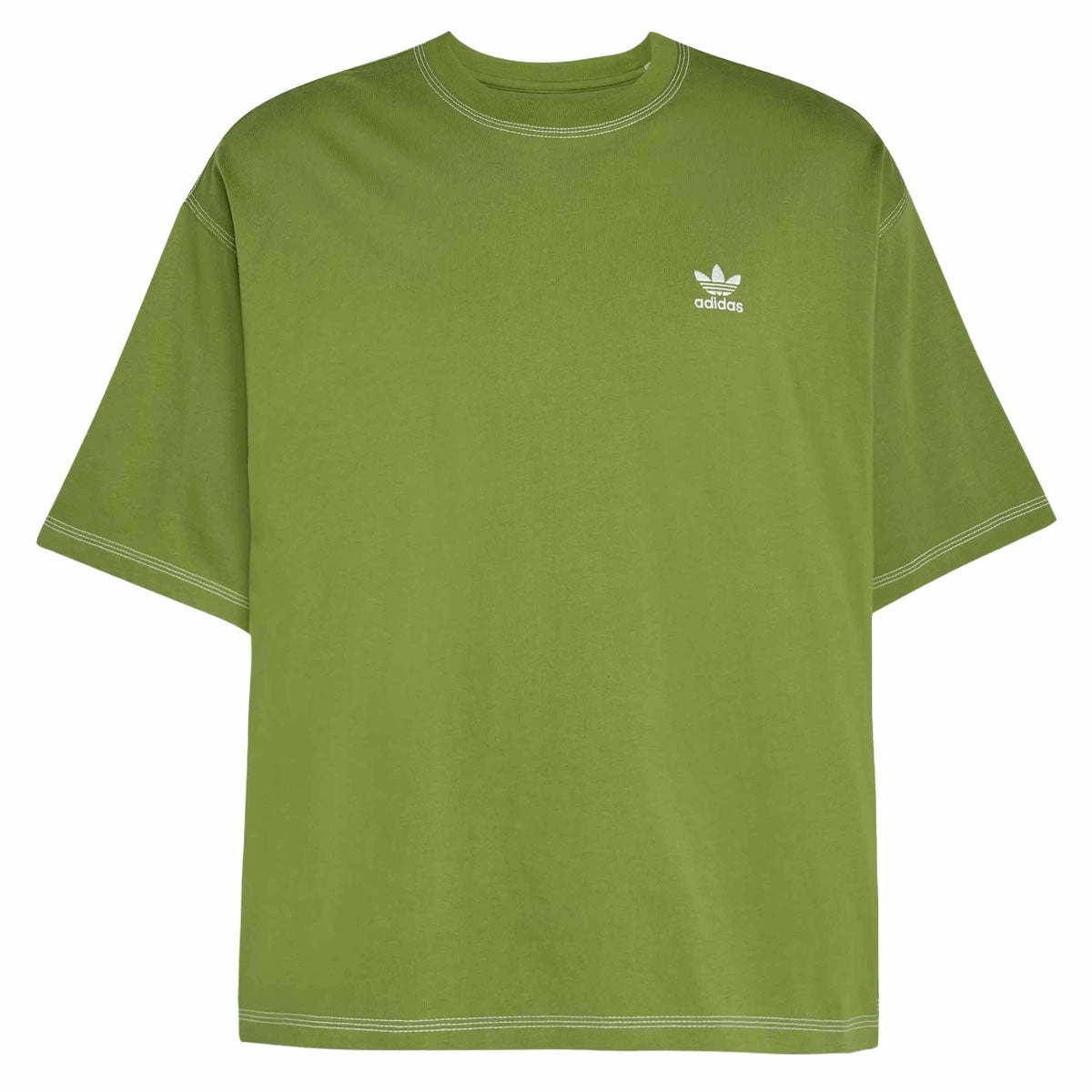 Non Irritating Collar Adidas Essentials T-Shirt - Tech Olive