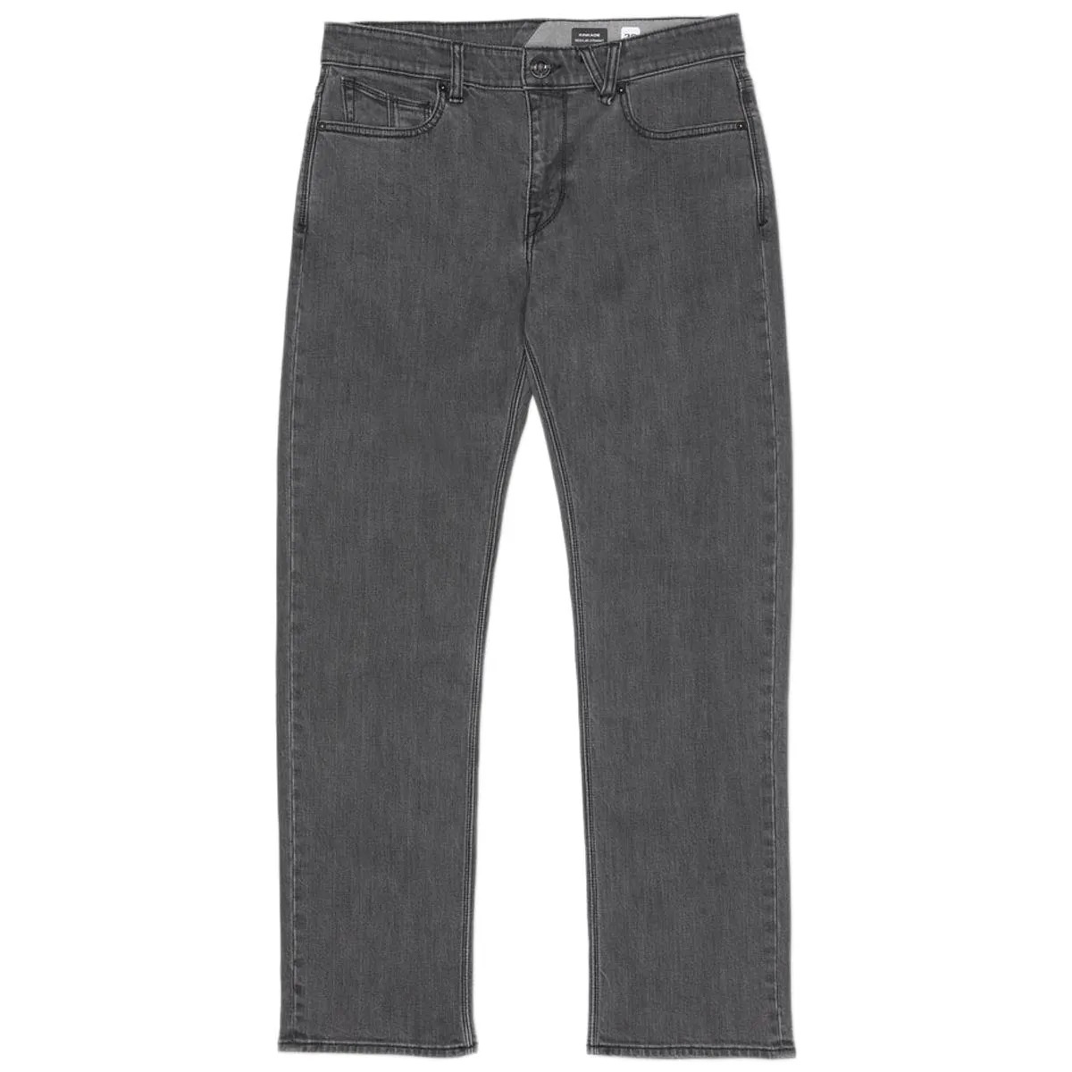 Quick Wear Fit Volcom Kinkade Denim Jeans - Neutral Grey