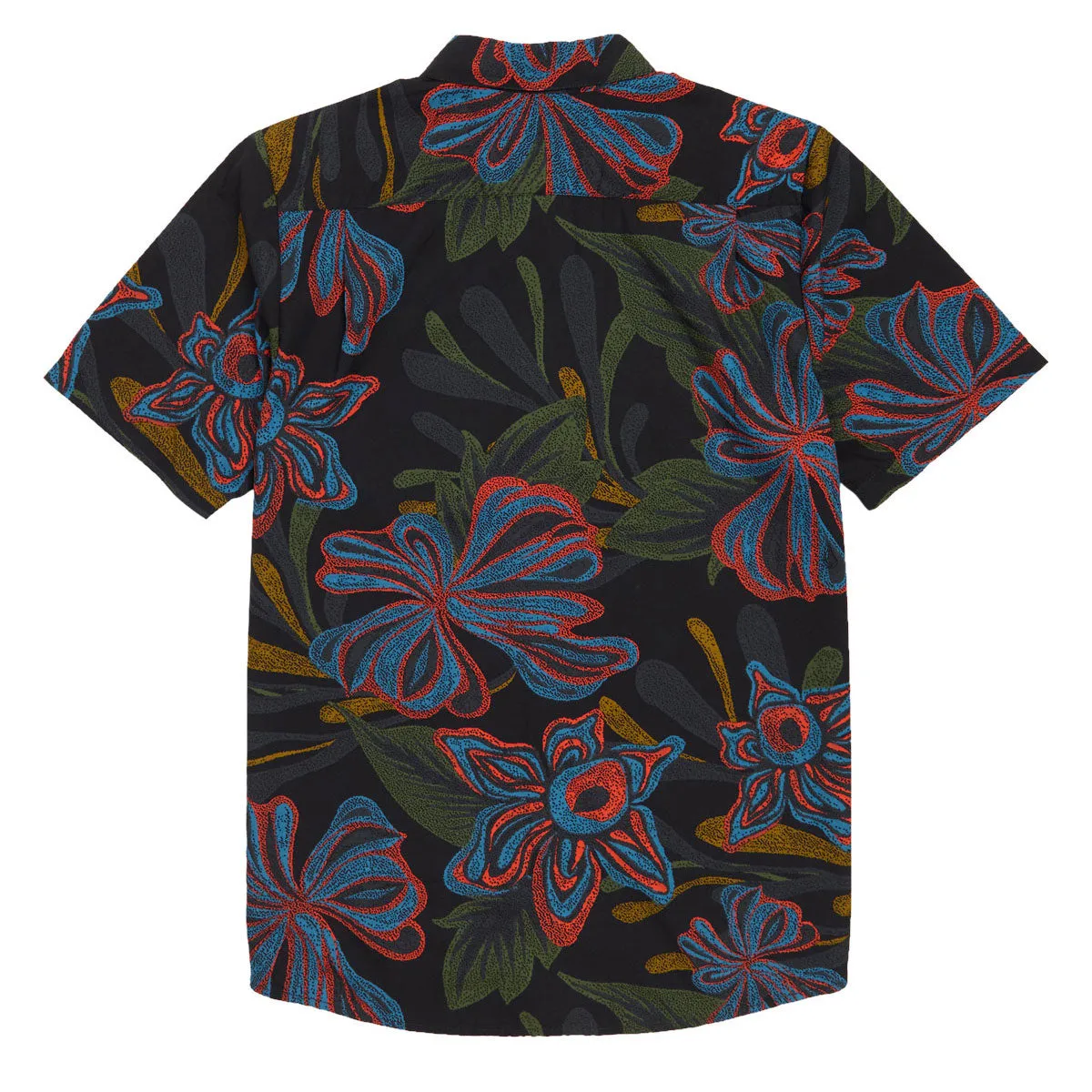 Volcom Rendezvous Floral Shirt - Black Print Compact Packing