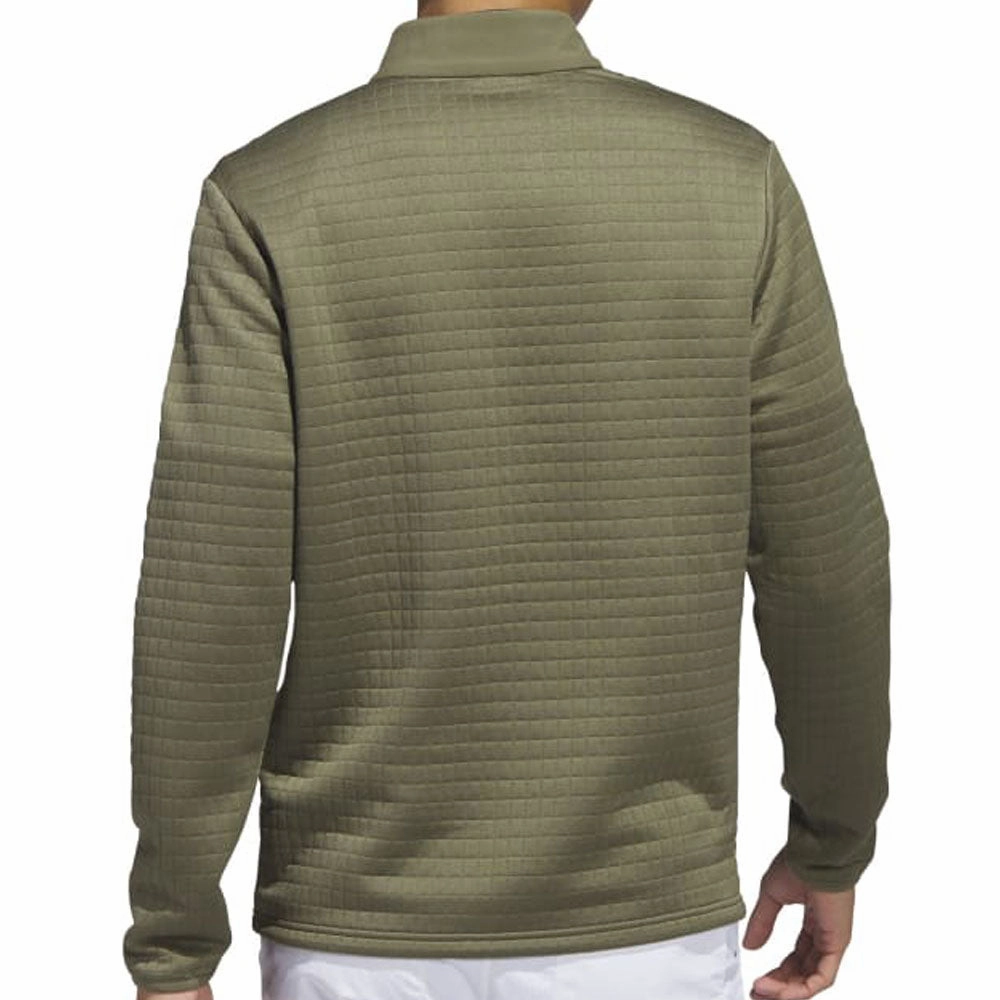 adidas DWR 1/4 Zip Pullover - Olive Strata eyewear accents