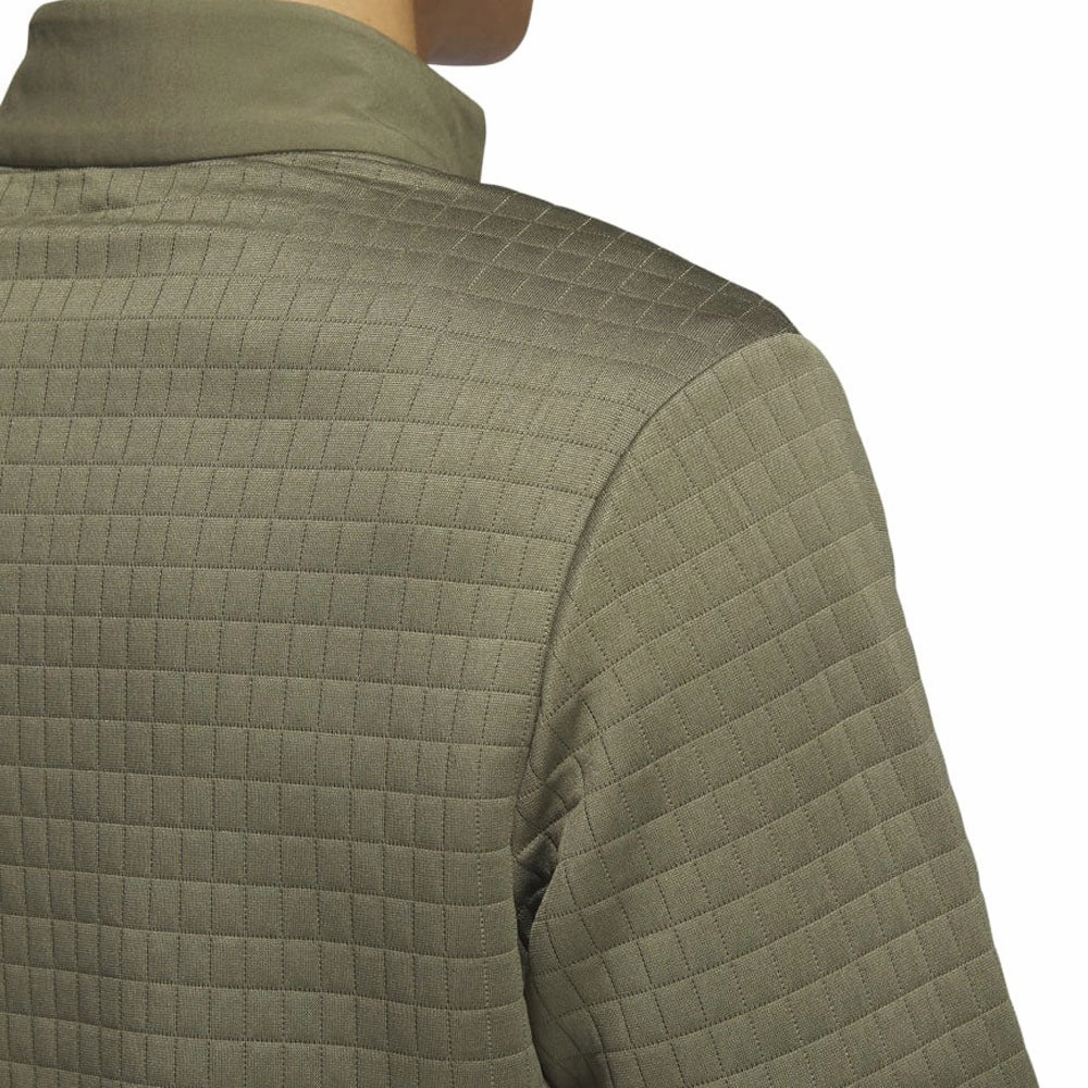 adidas DWR 1/4 Zip Pullover - Olive Strata Layering Piece Mid range