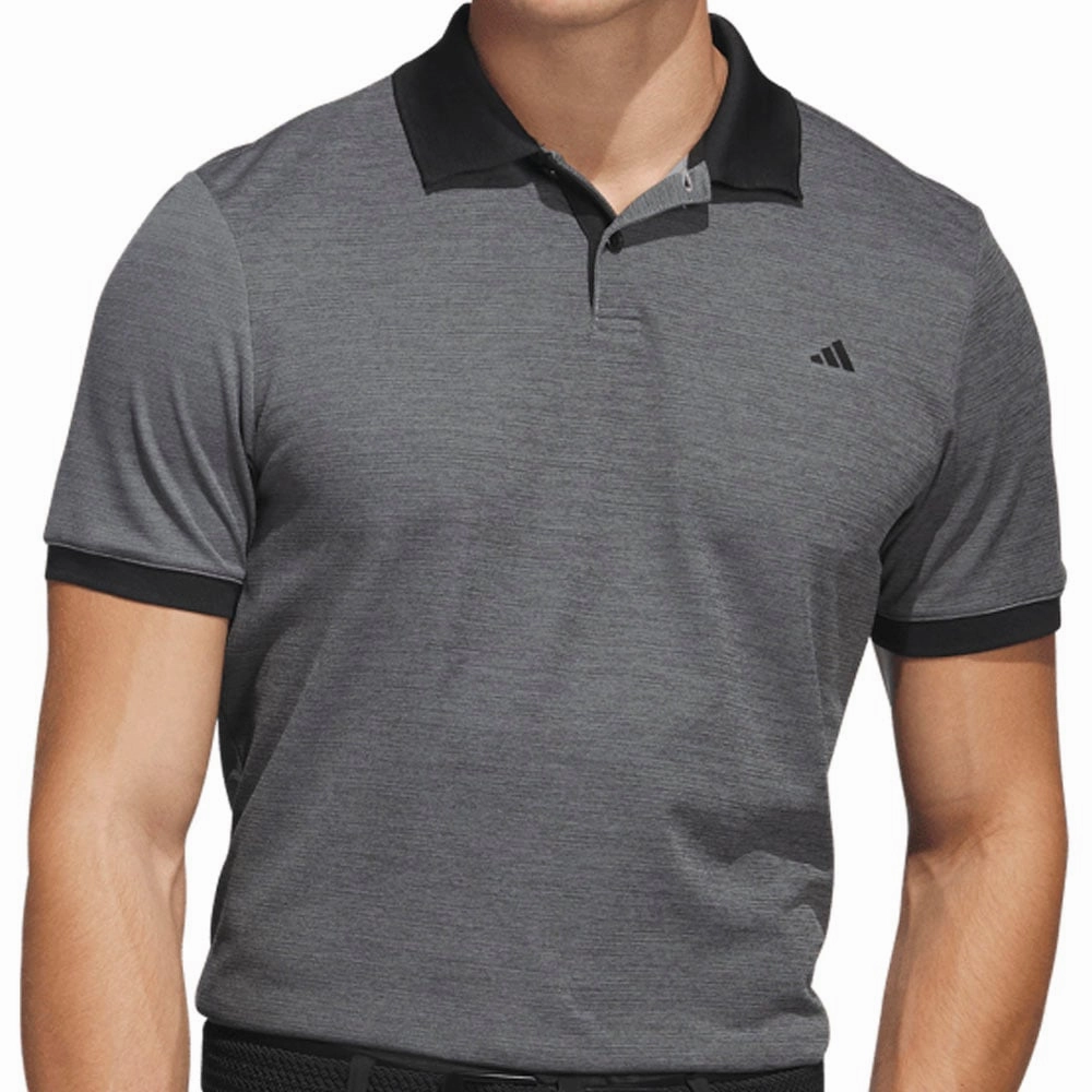 Comfortable Touch adidas No Show Polo Shirt - Black
