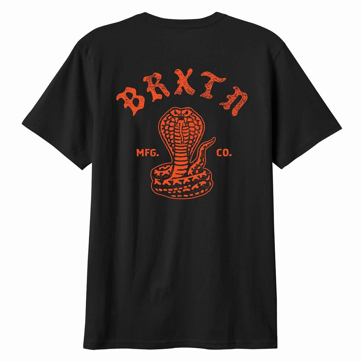 Stylish and Easygoing Sporty Style Wear Brixton Darver T-Shirt - Black