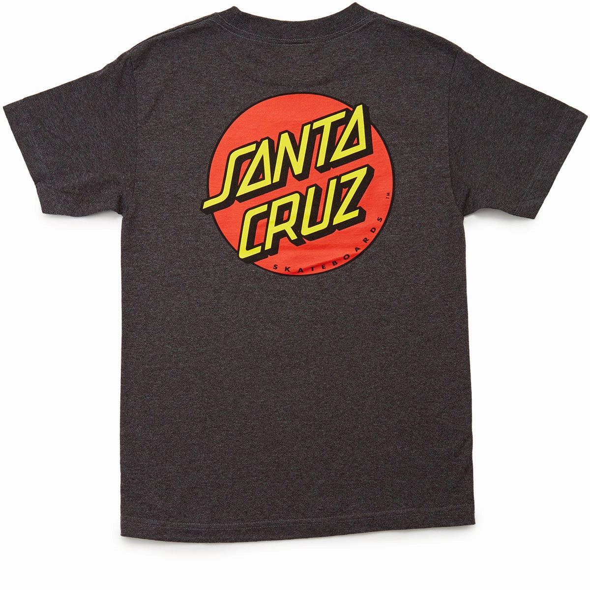 slim fit Santa Cruz Classic Dot T-Shirt - Charcoal Heather