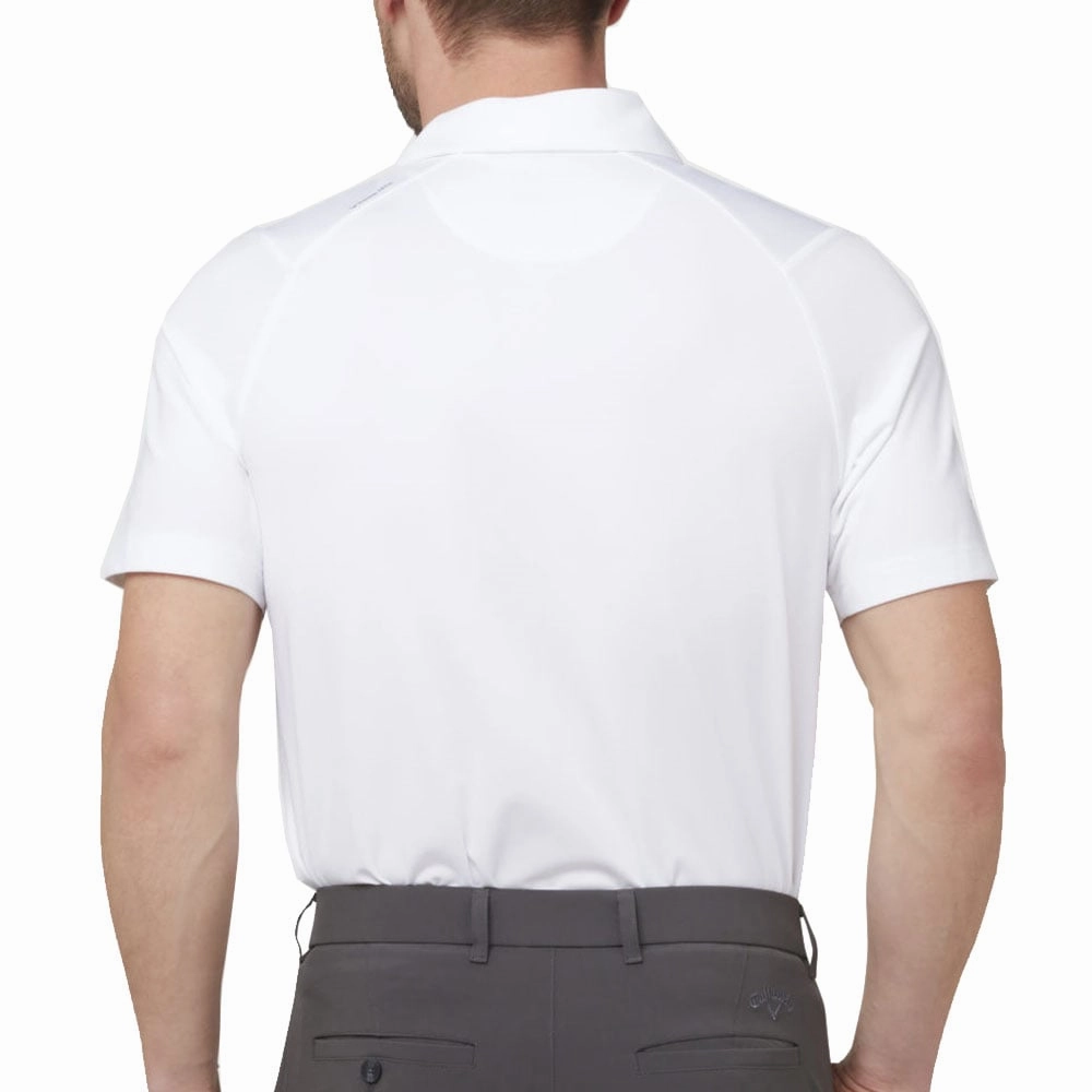 Callaway Energised Stripe Polo Shirt - Bright White On-the-Go Fashion