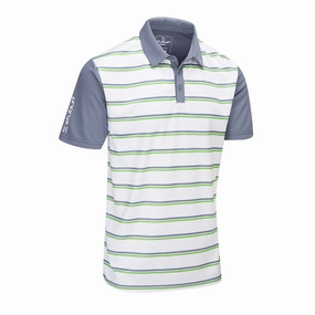 Universal Silhouette Raw Edge Hem Stuburt Evolve Apley Polo Shirt - Storm