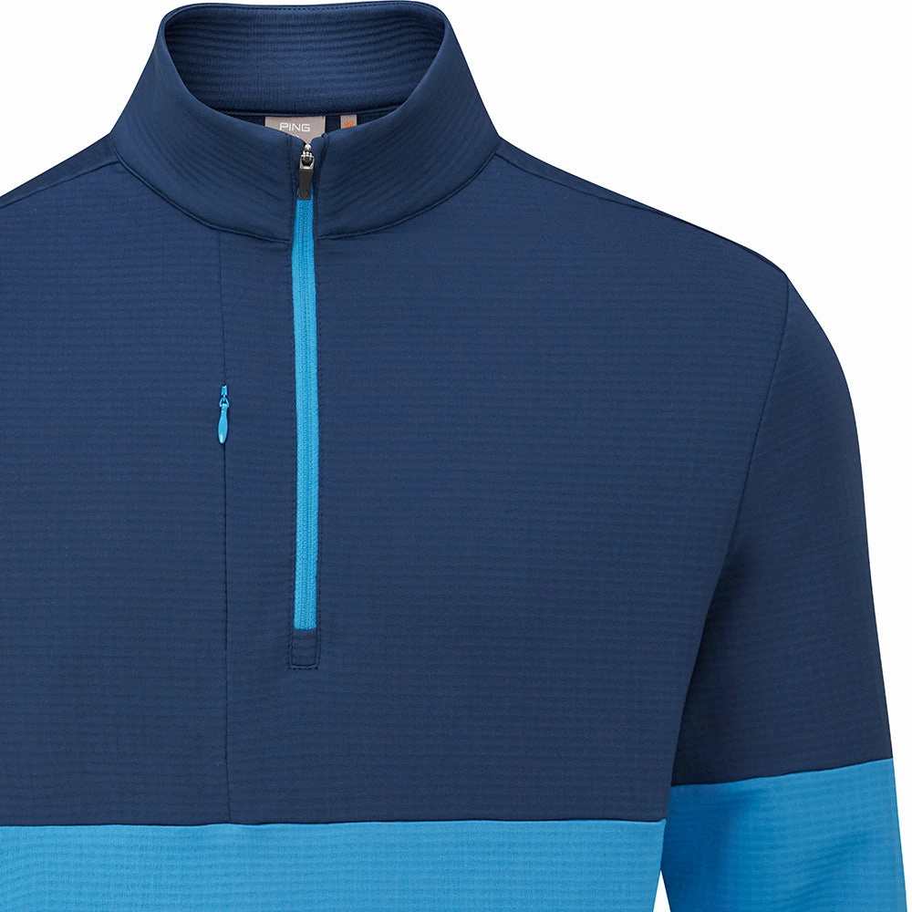 Ping Nexus 1/4 Zip SensorWarm Pullover - Danube/Oxford Blue Hoodie Style Winter Gear