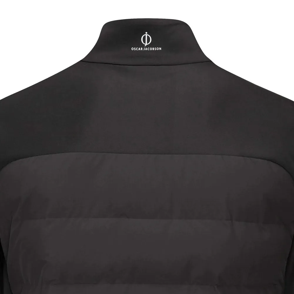 Oscar Jacobson Radstock Full Zip Padded Jacket - Black Tear Resistant Knit Full Zip Closure