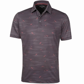 Casual Essentials Wear Galvin Green Marin Ventil8  Polo Shirt - Black/Red