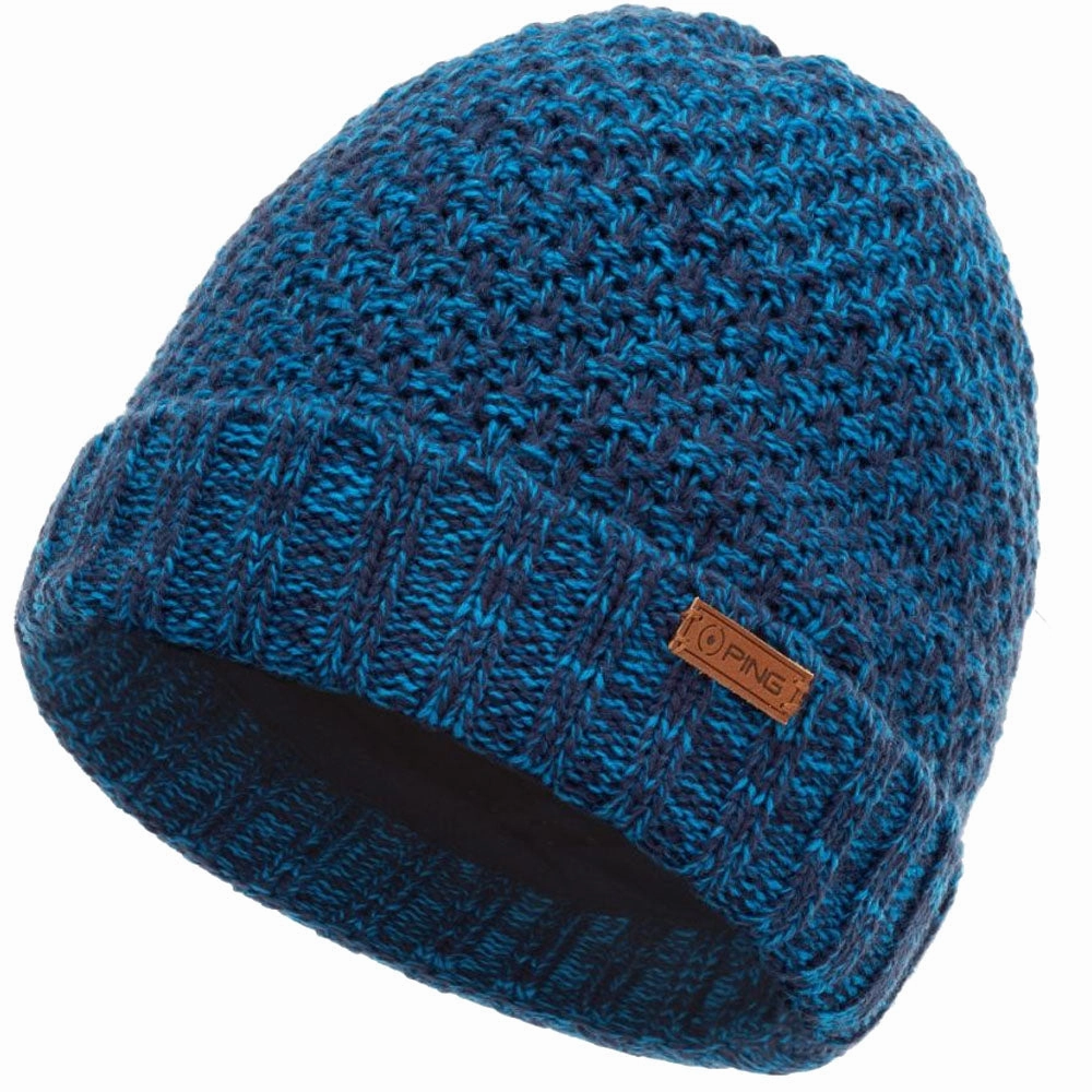 High Function day trip Ping Kingsley Beanie Hat - Oxford Blue/Brilliant Blue