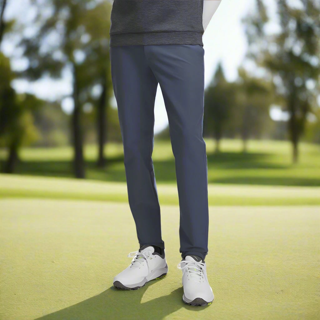 Under Armour ColdGear Infrared Tapered Trousers - Downpour Gray/Halo Gray All Day Comfort Fit Back pockets