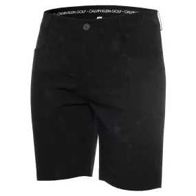 Daytime Style quick dry Calvin Klein Genius 4-Way Stretch Shorts Cracked Print - Black