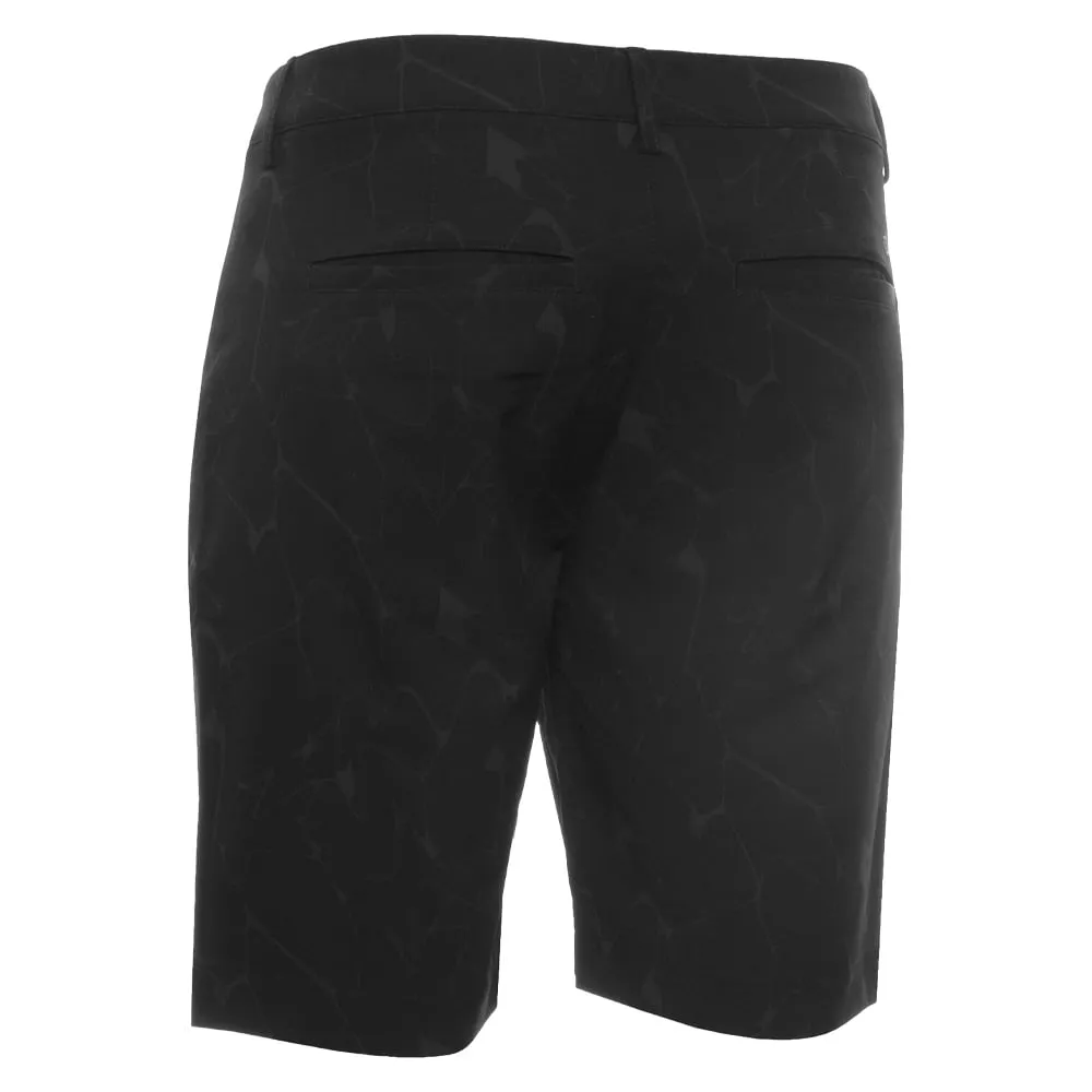Trendy Style Calvin Klein Genius 4-Way Stretch Shorts Cracked Print - Black