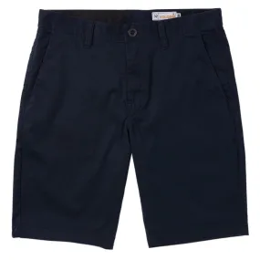Volcom Frickin Modern Stretch 21 Shorts - Dark Navy UV Protection Fabric Vintage Look