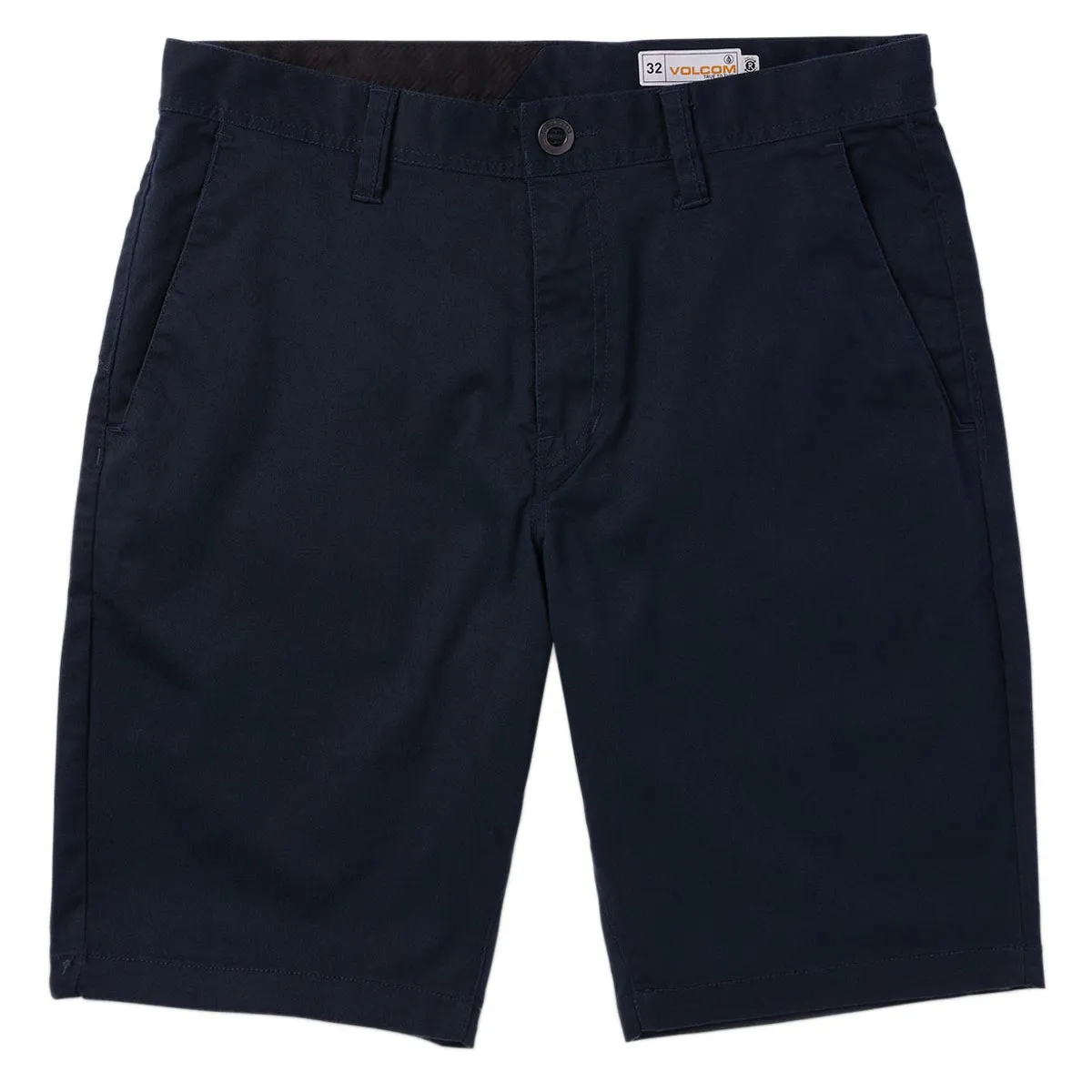 Volcom Frickin Modern Stretch 21 Shorts - Dark Navy UV Protection Fabric Vintage Look