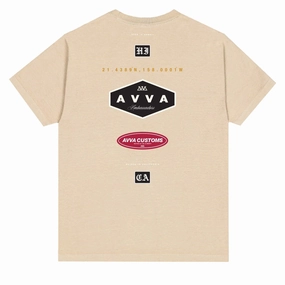 AVVA Pit Stop T-Shirt - Khaki Breathable Design Christmas