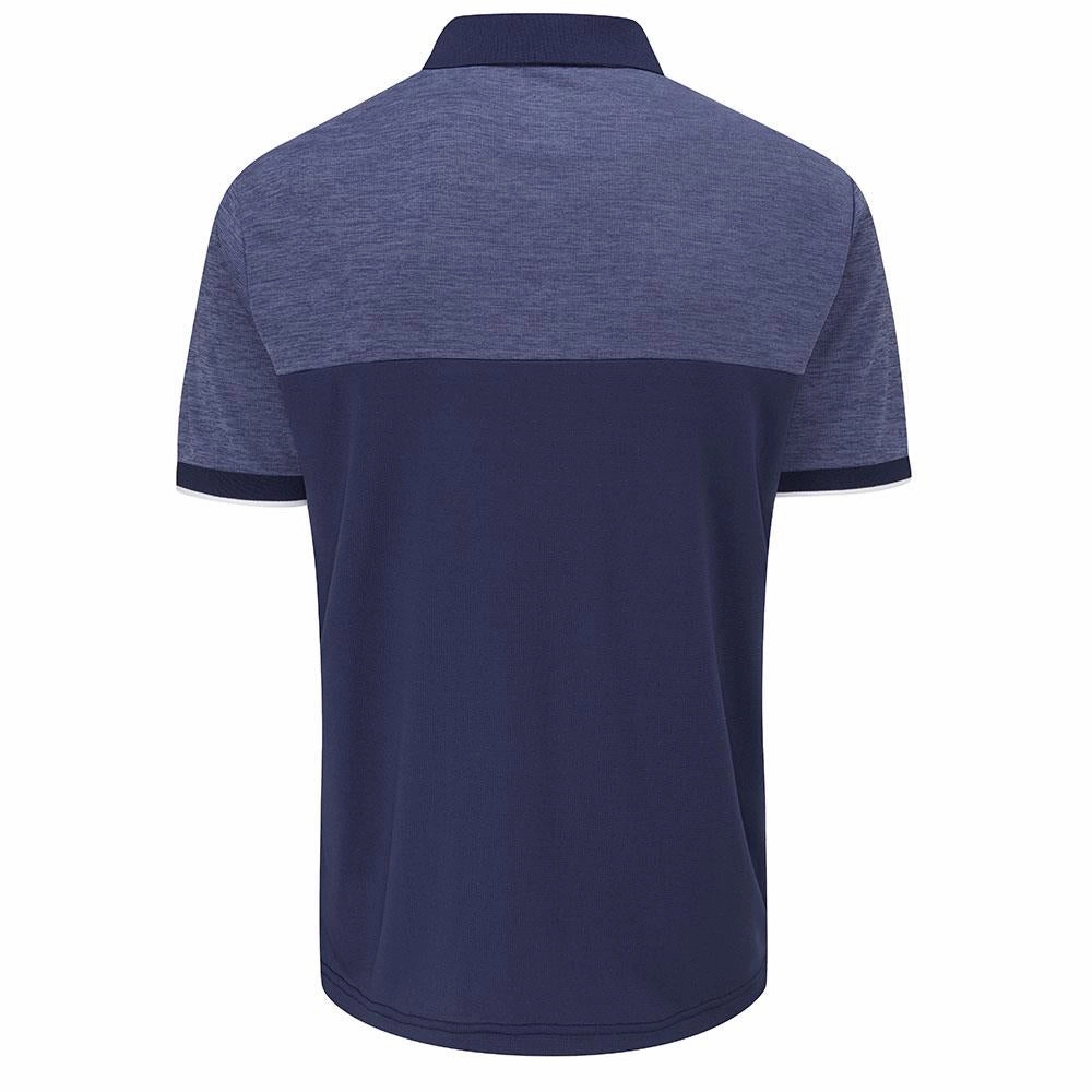 Stuburt Shipley Polo Shirt - Midnight Marl Colorfast Dye Soft and Cozy