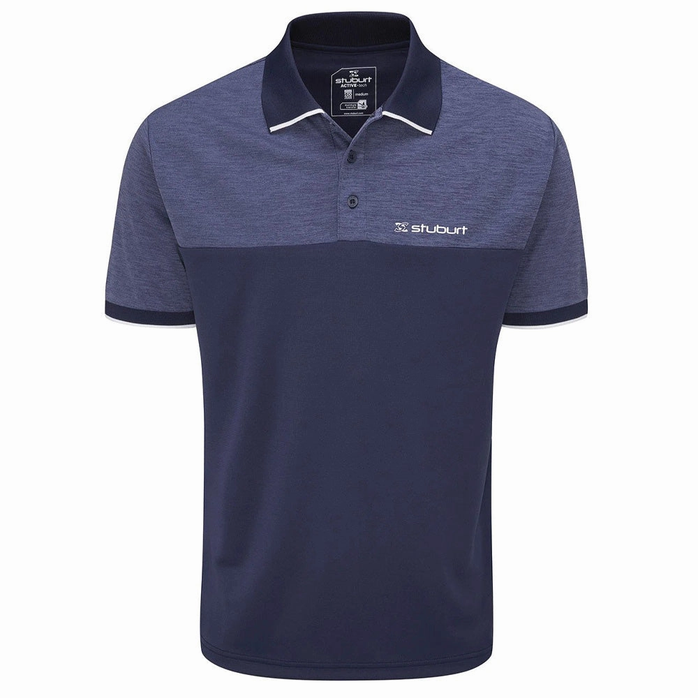 Active Look Stuburt Shipley Polo Shirt - Midnight Marl