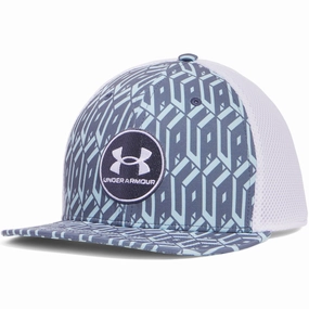 Under Armour Iso-chill Drive Low Stretch Fit Cap - Downpour Grey/White Neutral Style Active Life
