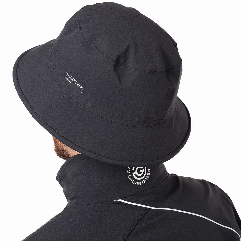 Hook And Loop Active Fit Galvin Green Aiden Waterproof Hat - Black