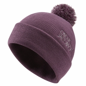 Basic Style Oscar Jacobson Knitted Hat II - Plum