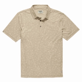 EasyCare Woven Fabric Linksoul Delray Palm Print Polo