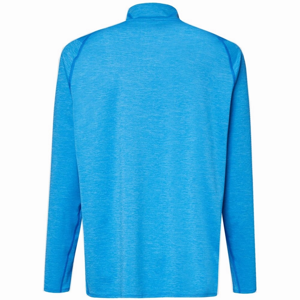 Oakley Gravity Range 1/4 Zip Pullover - Ozone Heather Functional Comfort good for holidays