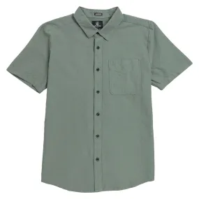 Volcom Date Knight Shirt - Light Olive Petite Option Raw edge