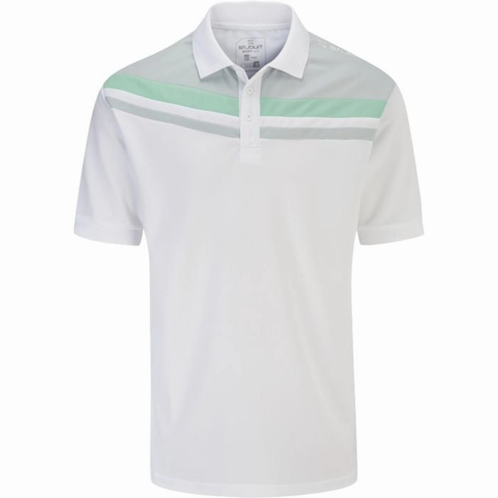Stuburt Leckford Polo Shirt - White Oeko Tex Certified