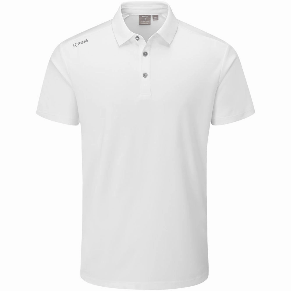 Ping Lindum Polo Shirt - White Sporty Appeal