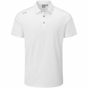 Ping Lindum Polo Shirt - White Sporty Appeal