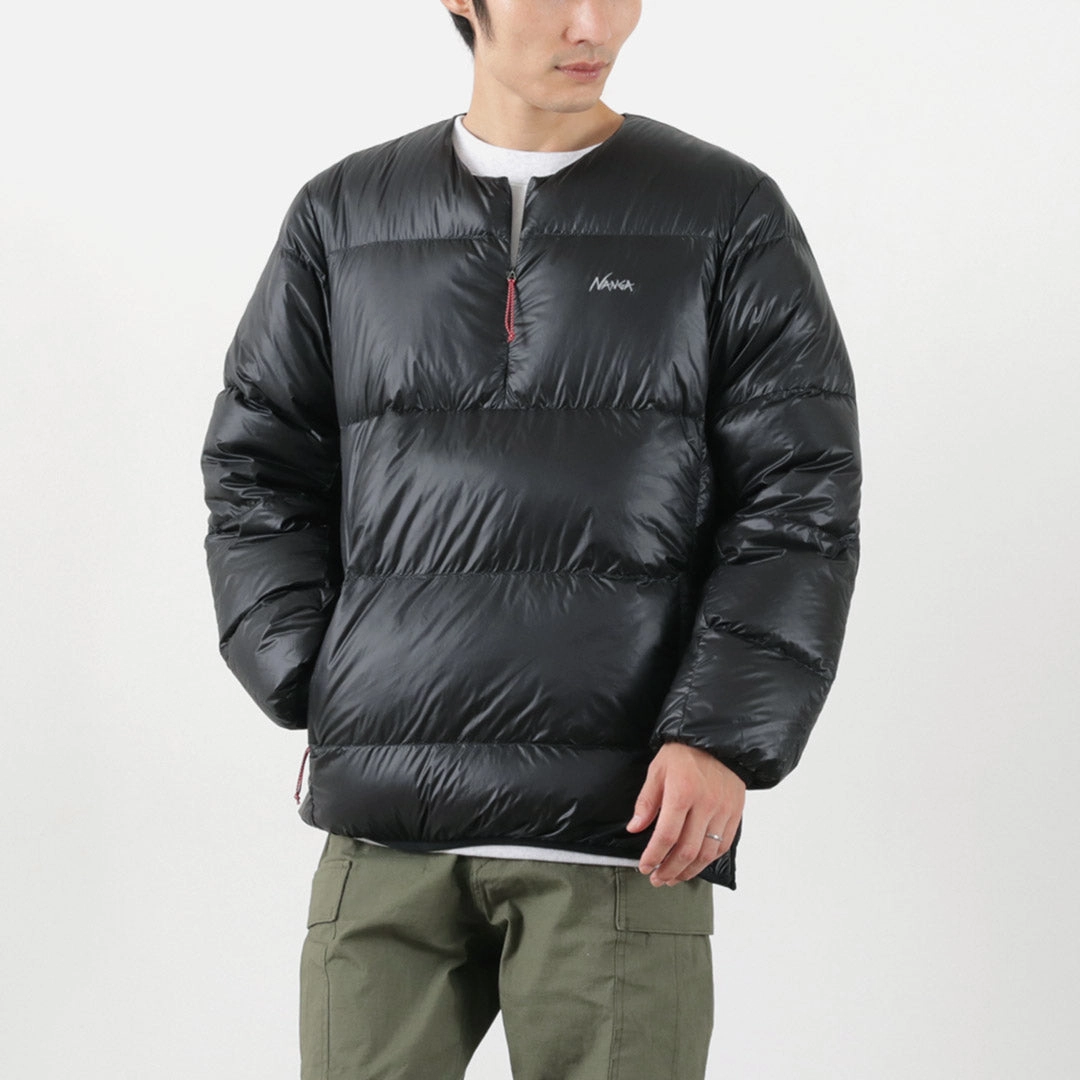 NANGA / Mountain Lodge Down Crew Neck Top Abrasion Proof Edging