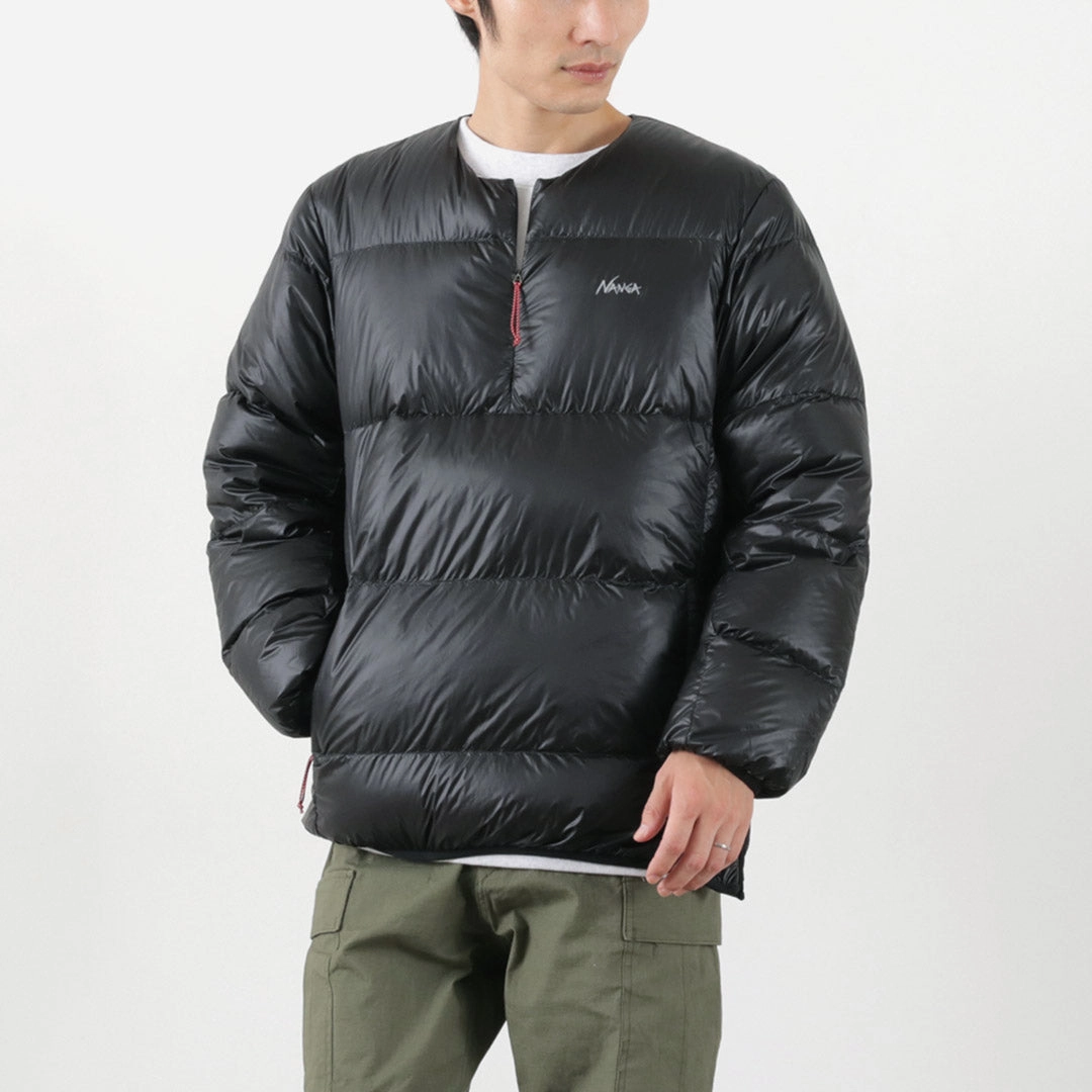 NANGA / Mountain Lodge Down Crew Neck Top Detachable Layer Bonded seams