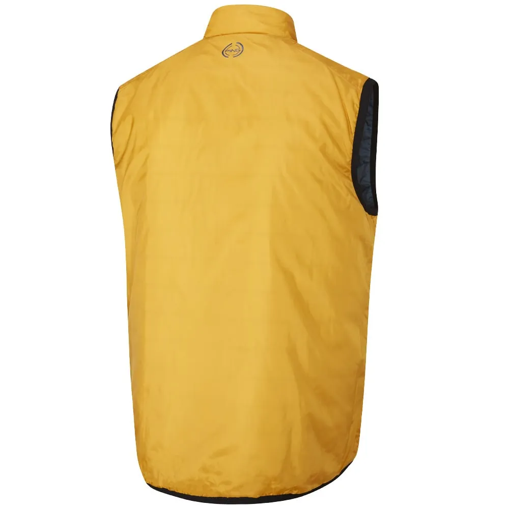Ping Norse S4 Reversible Vest - Stormcloud/Gold Moisture wicking Happiness