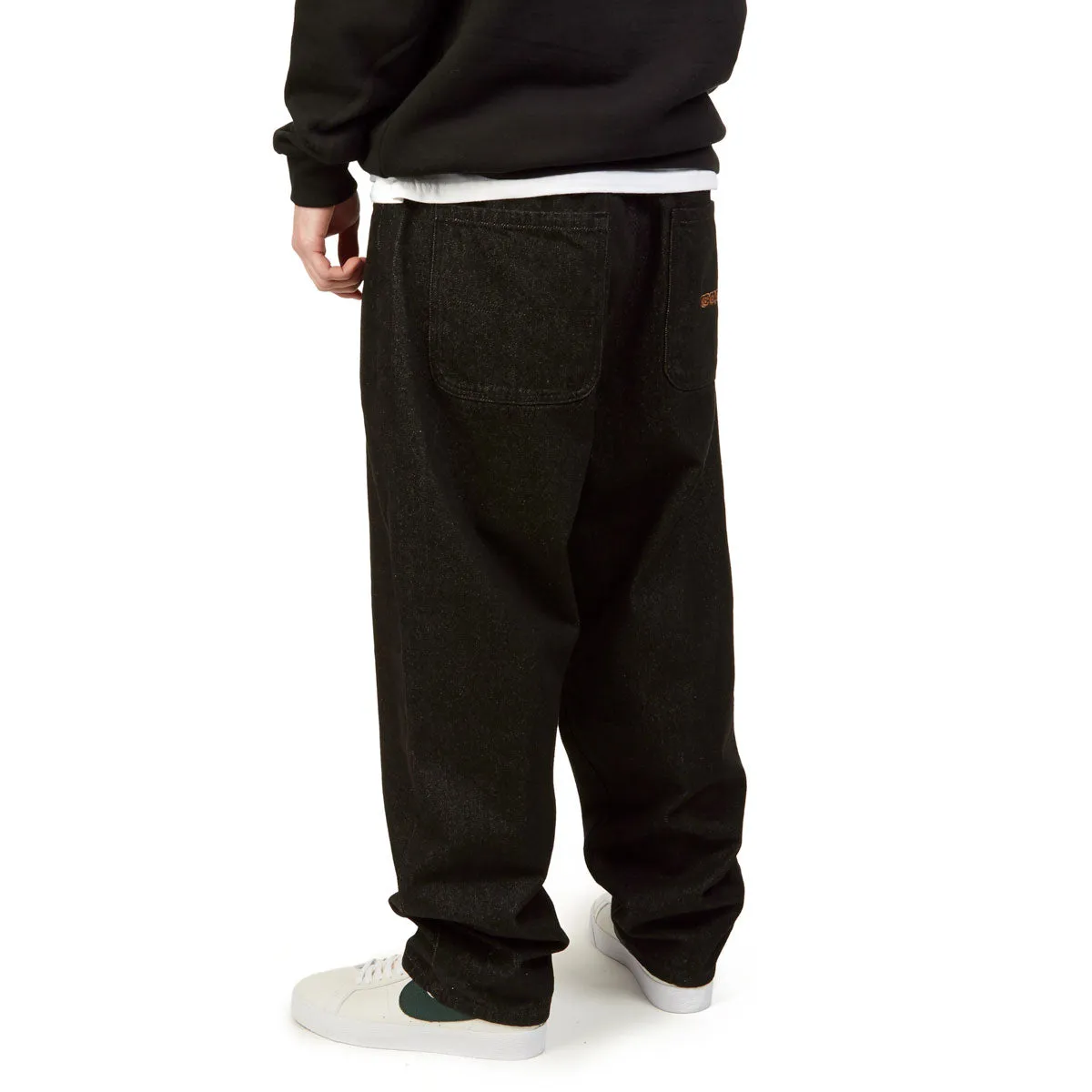 Anti Friction Lining Moisture control CCS Baggy Taper Denim Jeans - Black