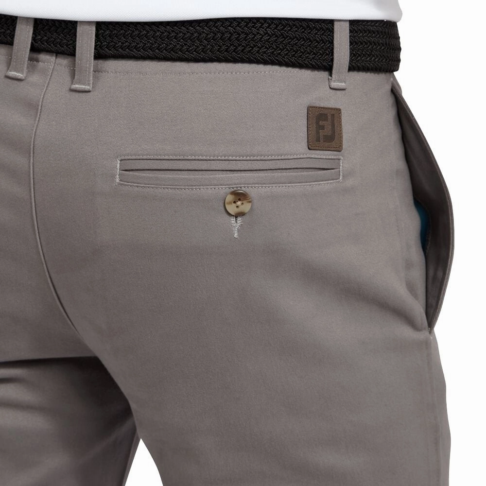 Adaptable Fit Chic Design FootJoy Tapered Fit Chino Trousers - Grey