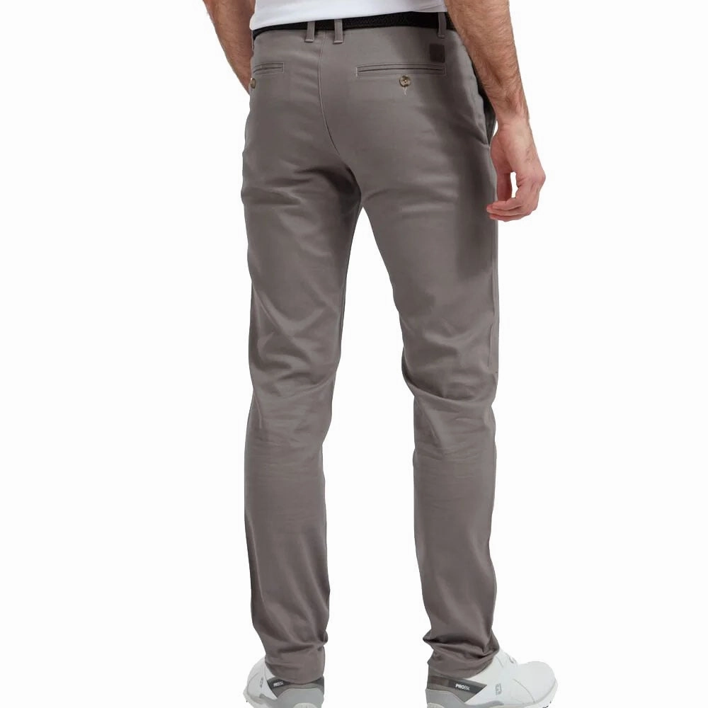 FootJoy Tapered Fit Chino Trousers - Grey WaterproofTechnology