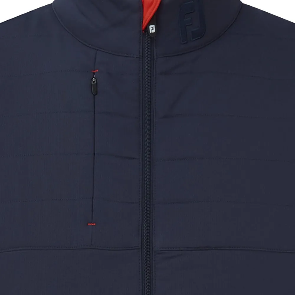 comfortable atmosphere triangular FootJoy FJ Hybrid Vest - Navy