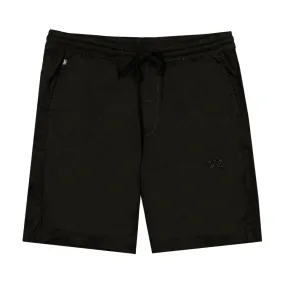 AVVA Covina Beach Shorts - Black silk blend