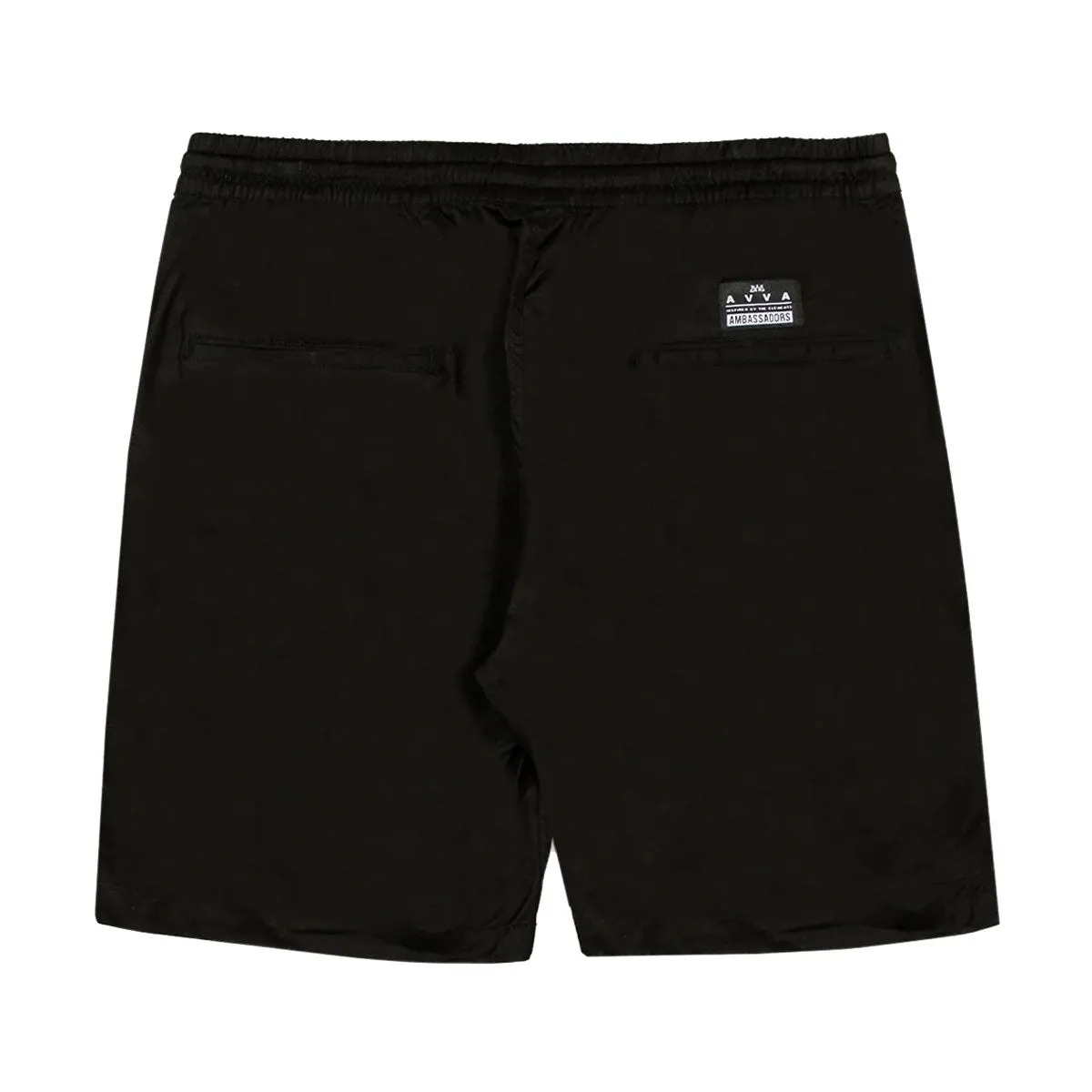 Reinforced Seams AVVA Covina Beach Shorts - Black